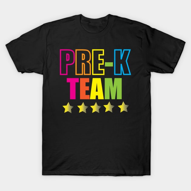 PRE-K TEAM funny T-Shirt by nagatu